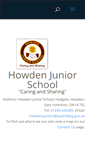 Mobile Screenshot of howdenjuniors.co.uk